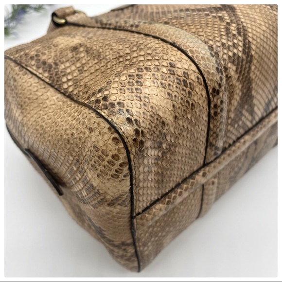 J&M DAVIDSON Python Boston Bag - Picture 14 of 17